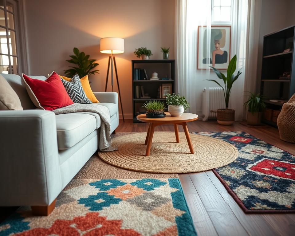 Accent rugs adding personality to a room