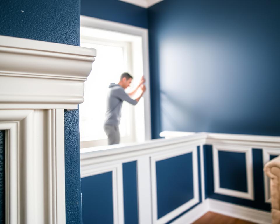 accent wall molding diy