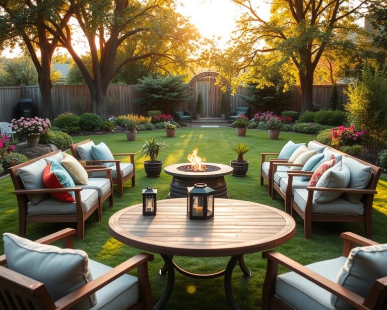 backyard seating zones
