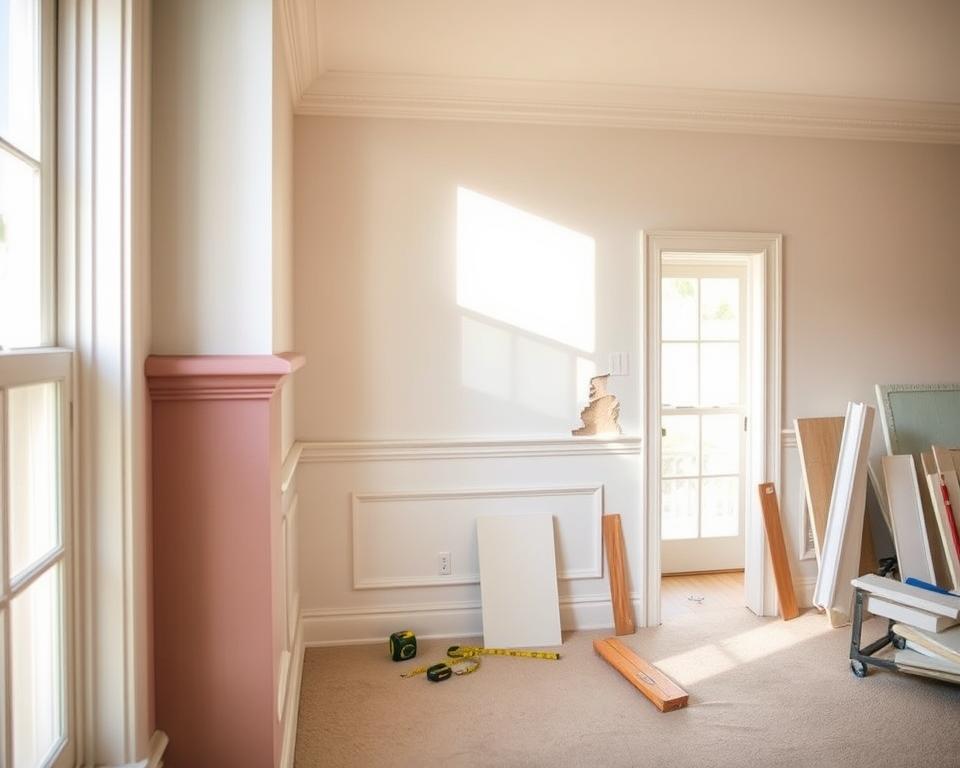 common mistakes in DIY accent wall molding