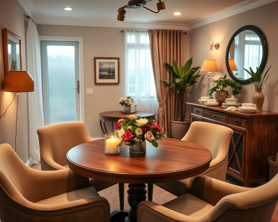 compact dining room decor