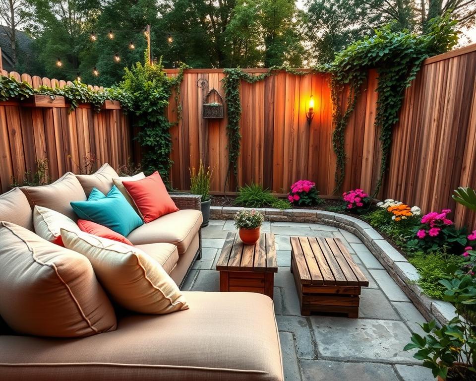 cozy backyard seating cozy backyard seating