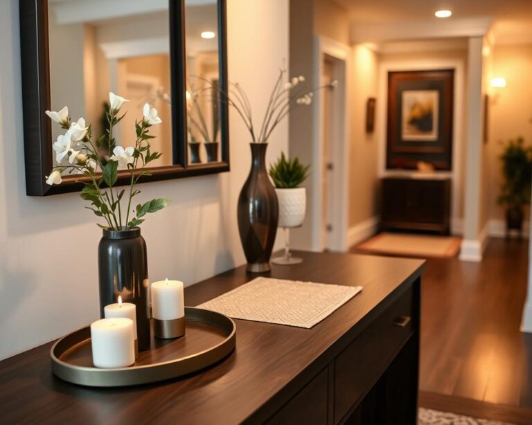 entryway console styling