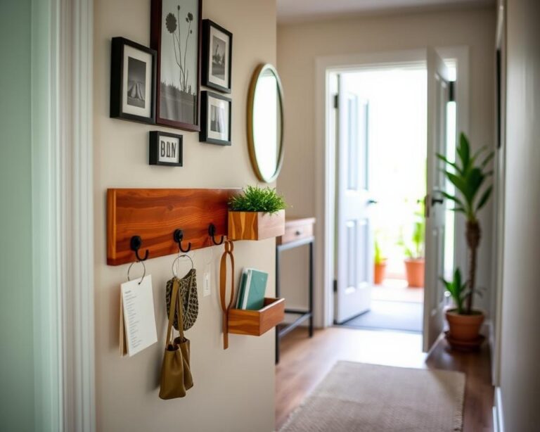 entryway organizer diy