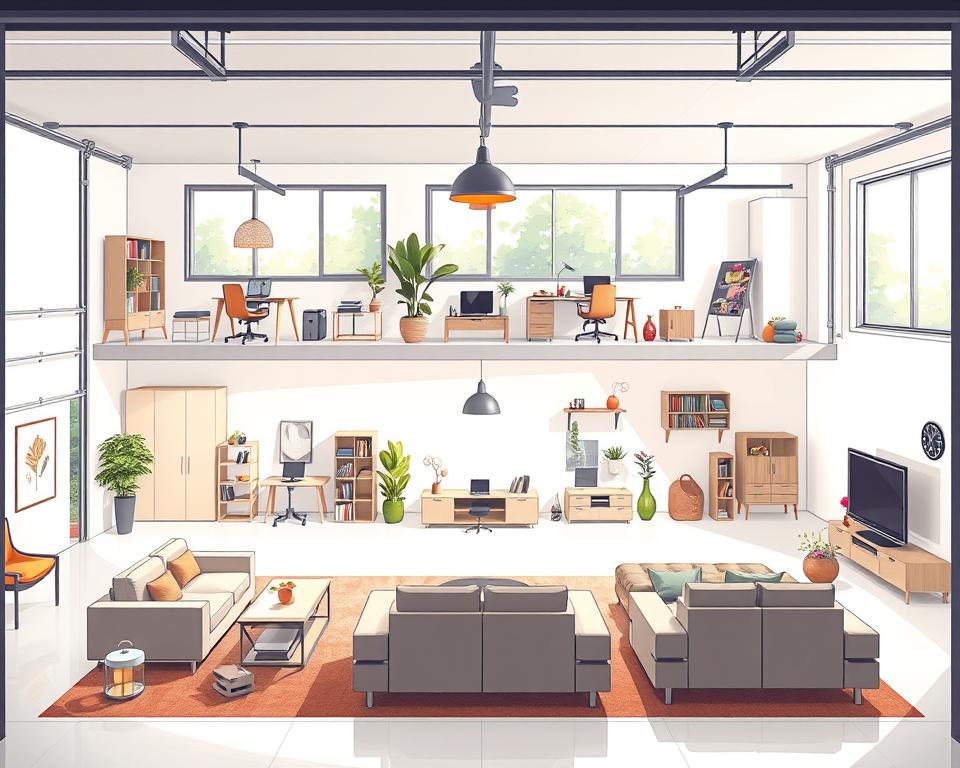 garage conversion layouts