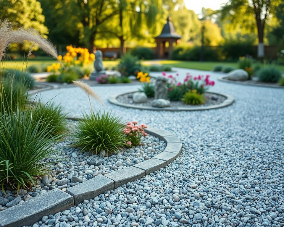 gravel garden layout