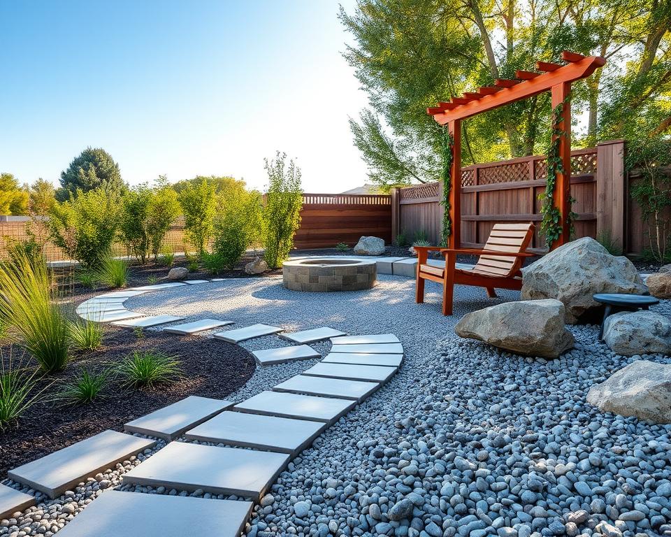 hardscaping in gravel gardens