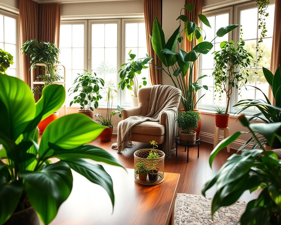 indoor plant styling