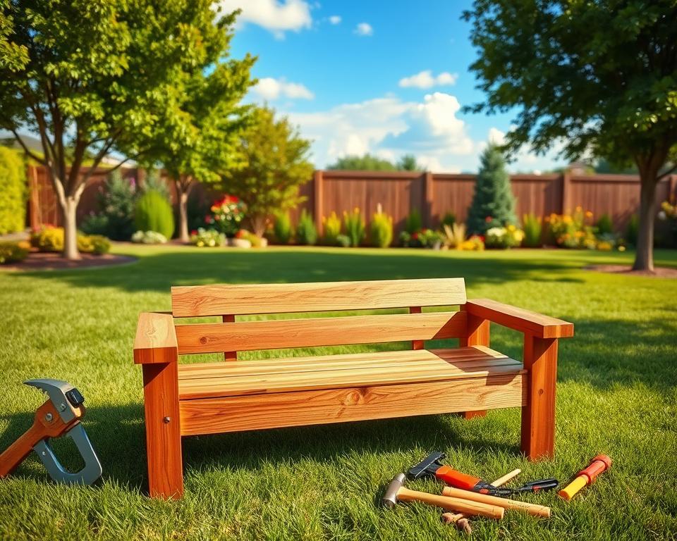 outdoor bench diy