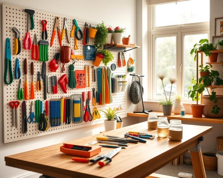 pegboard organizer diy