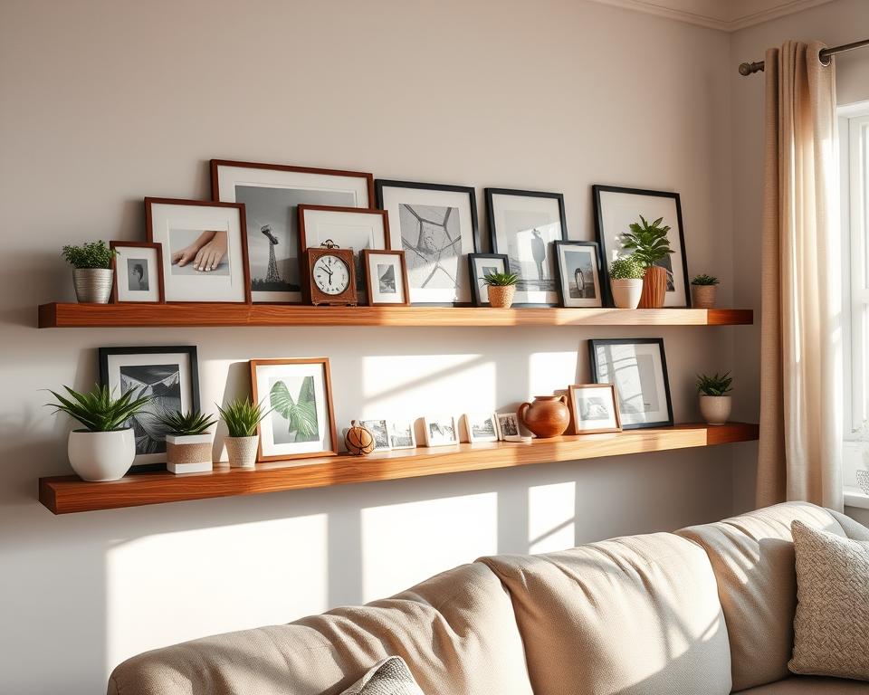 picture ledge shelf decor inspiration