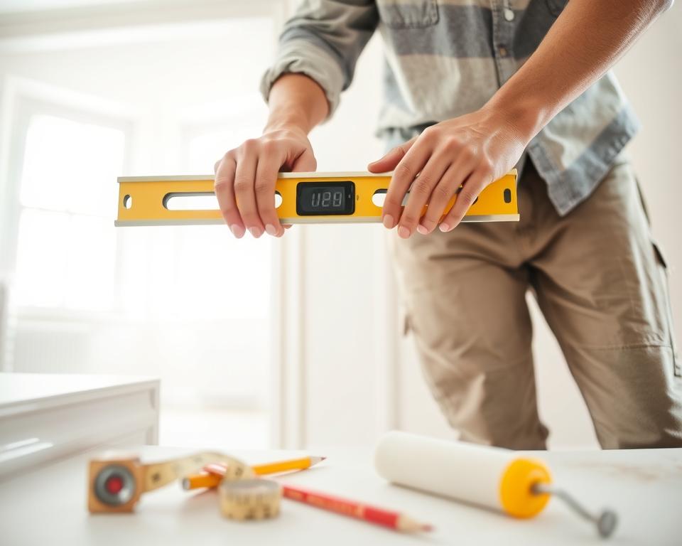 preparing wall for molding installation