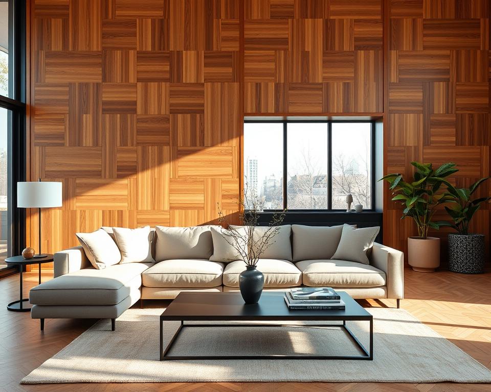 statement wall paneling