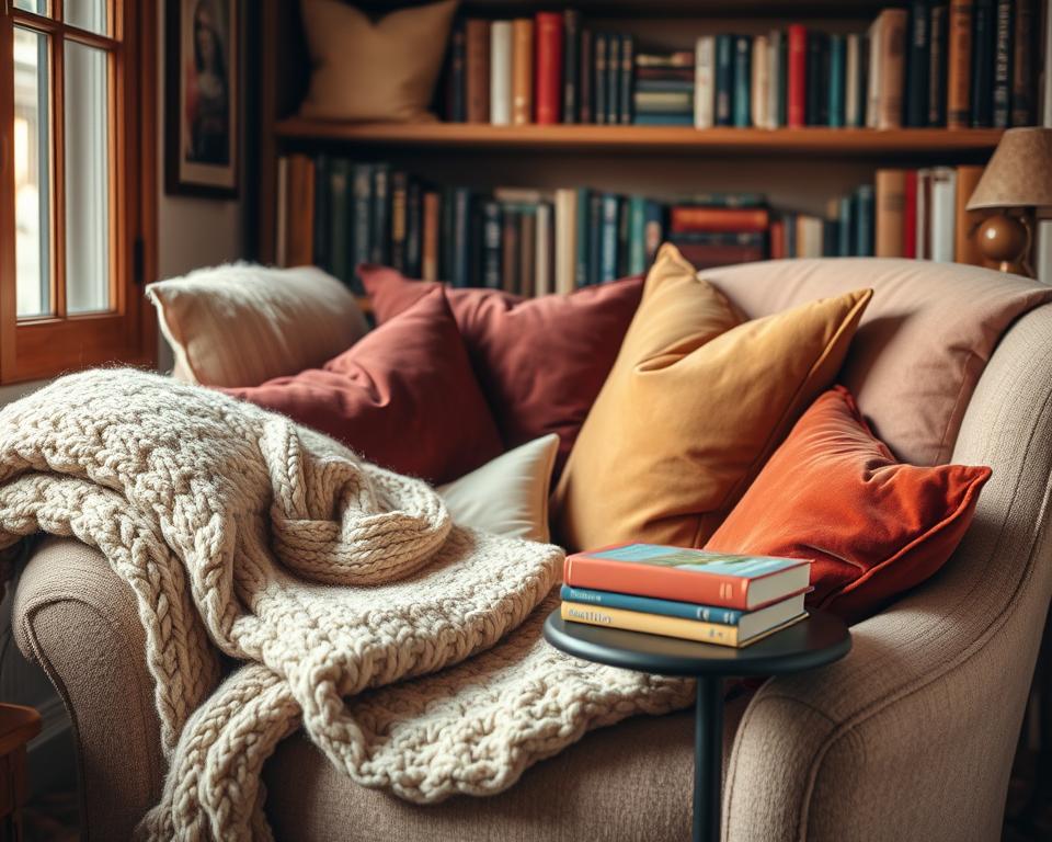 textures and fabrics for reading nook